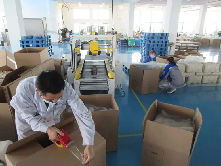 Dust collector filter bag production line